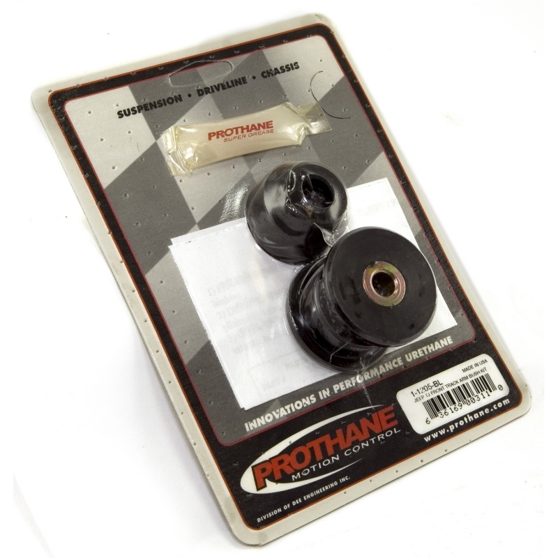 Jeep Wrangler Track Bar Bushings - Front - Rugged Ridge - Polyurethane - Black - `97-`06